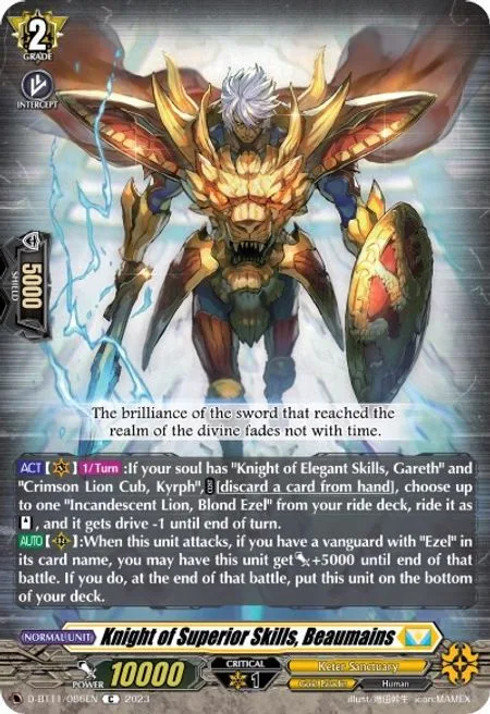 Knight of Superior Skills, Beaumains [D-Format]