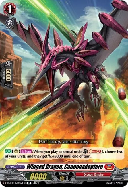 Winged Dragon, Cannonadeptero [D-Format]
