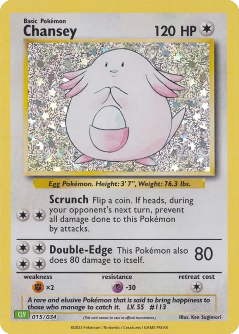 Chansey [Scrunch | Double-edge]