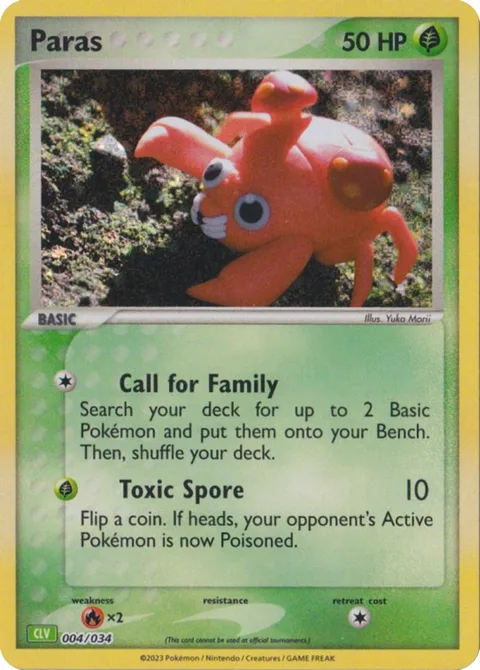 Paras [Call for Family | Toxic Spore]