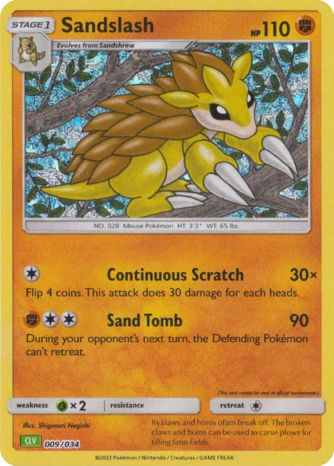 Sandslash [Continuous Scratch | Sand Tomb]