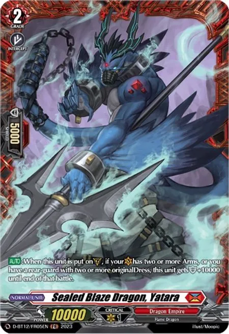 Sealed Blaze Dragon, Yatara [D-Format]