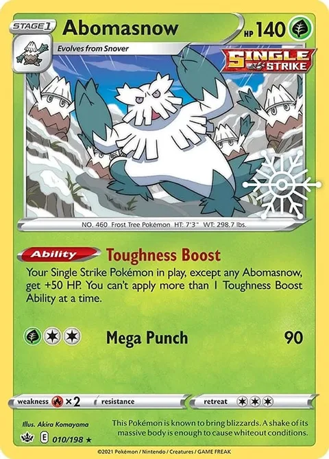 Abomasnow [Toughness Boost | Mega Punch]