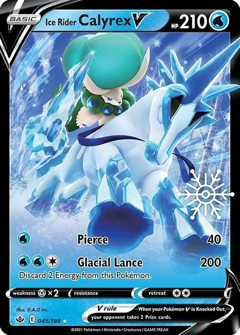 Ice Rider Calyrex V [Pierce | Glacial Lance]
