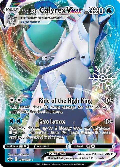 Ice Rider Calyrex VMAX [Ride of the High King | Max Lance]