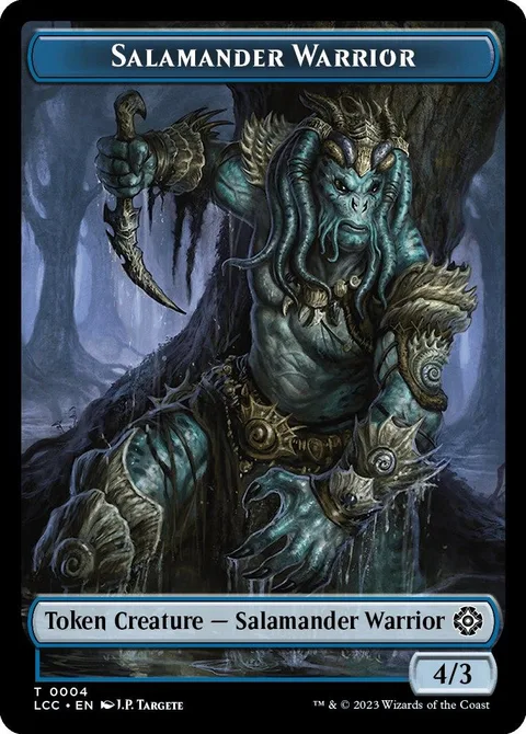 Shapeshifter Token (C 3/2) // Salamander Warrior Token (U 4/3)