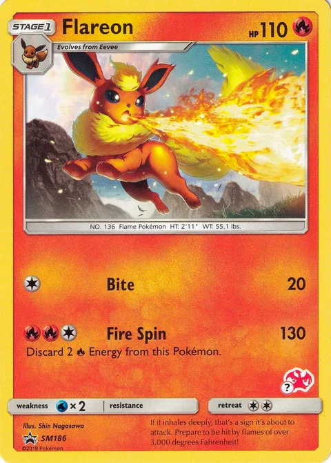Flareon [Bite | Fire Spin]