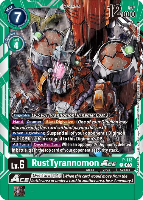 RustTyrannomon Ace (P-113)