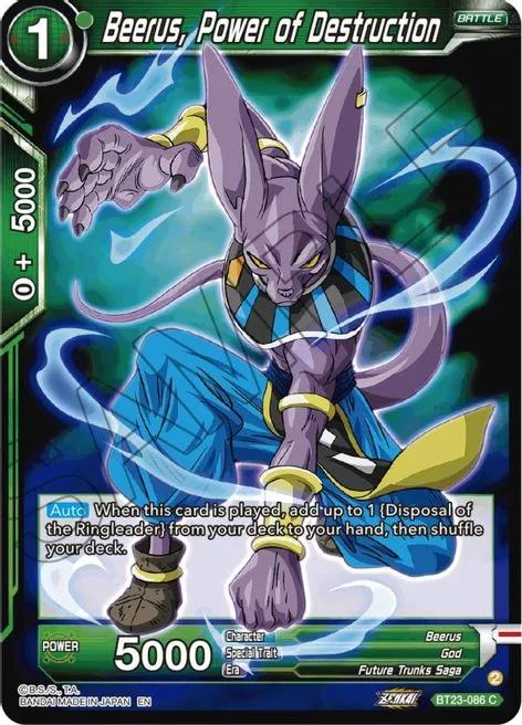Beerus, Power of Destruction
