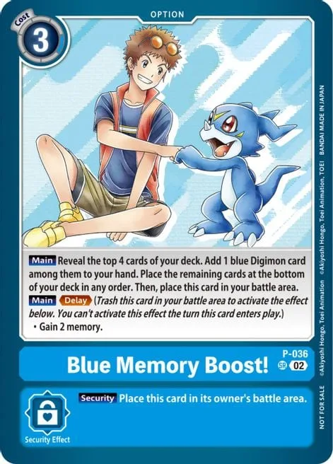 Blue Memory Boost! (P-036)