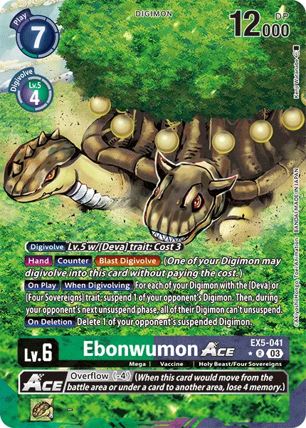 Ebonwumon Ace (EX5-041)