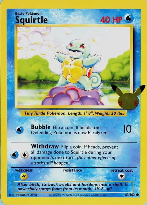 Squirtle [Bubble | Withdraw]