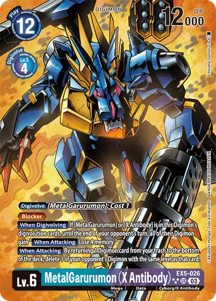 MetalGarurumon (X Antibody) (EX5-026)