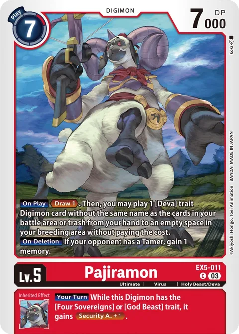 Pajiramon (EX5-011)