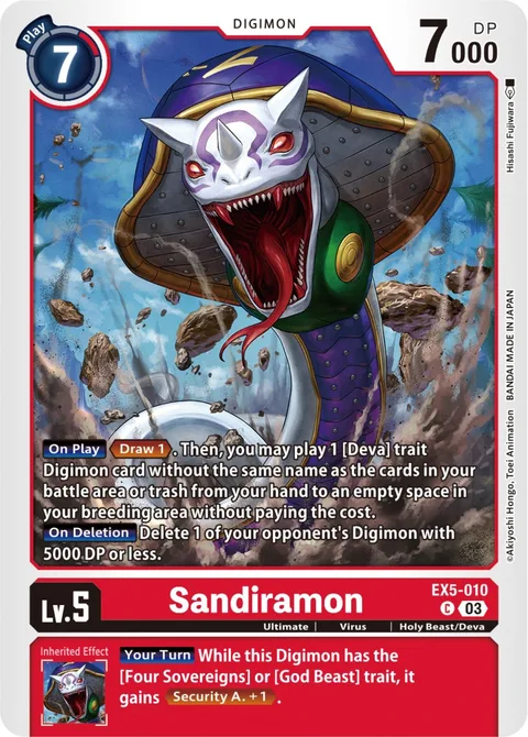 Sandiramon (EX5-010)