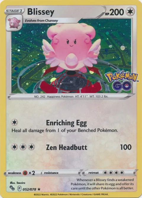 Blissey [Enriching Egg | Zen Headbutt]