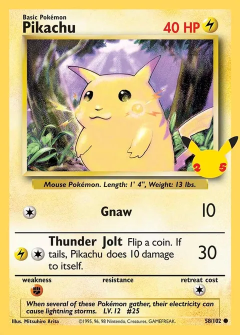 Pikachu [Gnaw | Thunder Jolt]