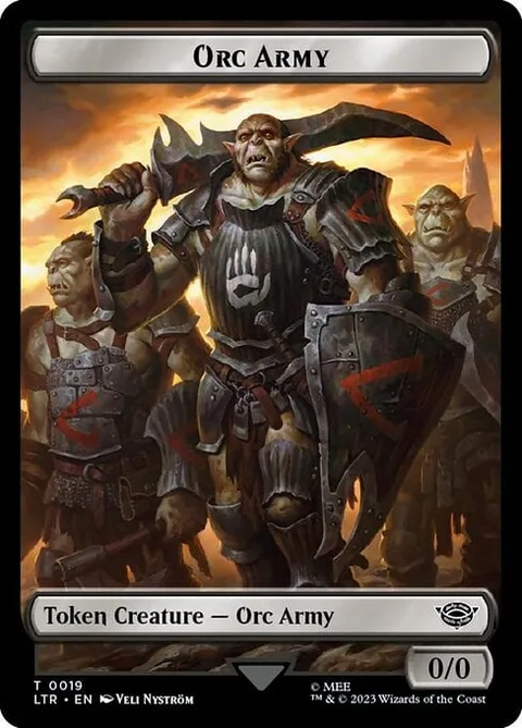 Orc Army Token (B 0/0) // Food Token