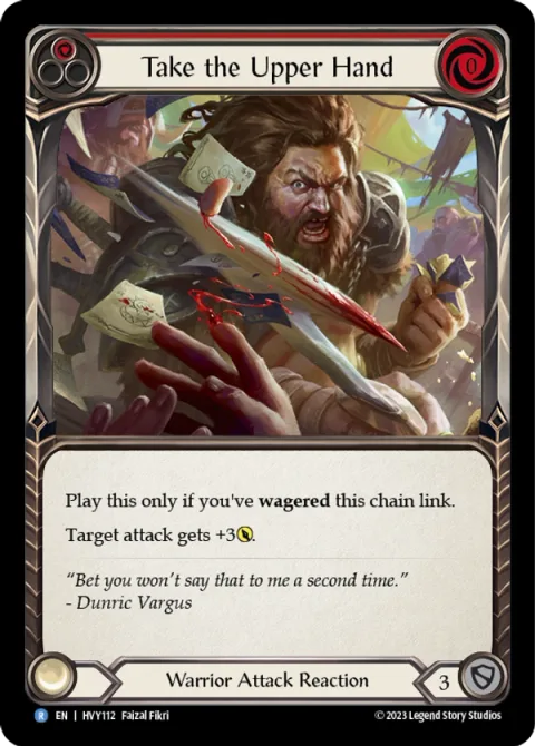 Take the Upper Hand (Red)