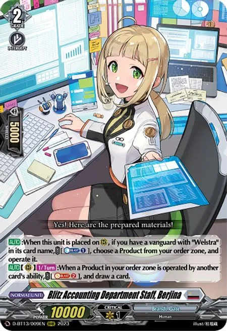 Blitz Accounting Department Staff, Berjina [D-Format]