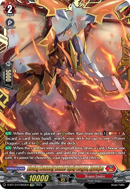 Blazing Heavenly Render Equip Dragon, Aparajea [D-Format]