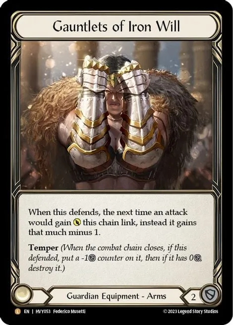Gauntlets of Iron Will