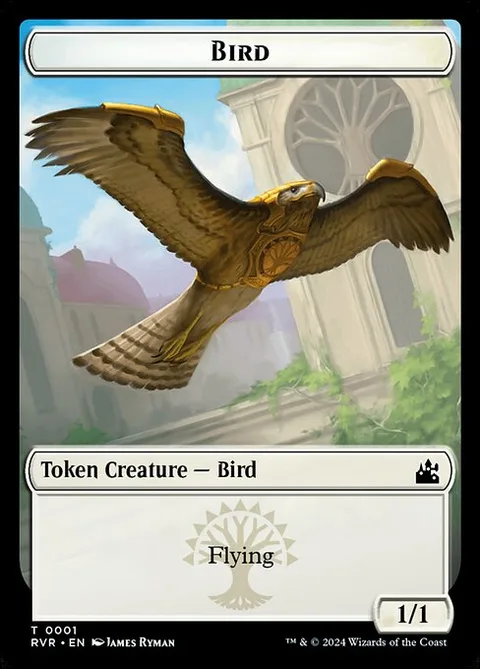 Wurm Token (G 6/6) // Bird Token (W 1/1)