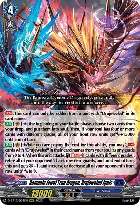 Demonic Jewel True Dragon, Drajeweled Ignis [D-Format]
