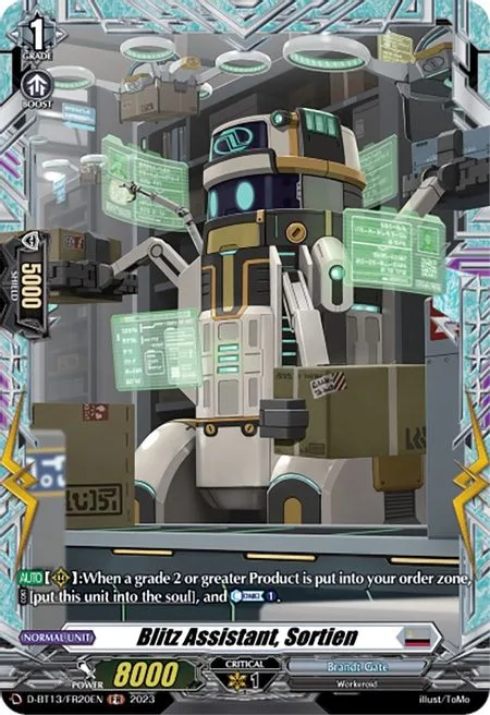 Blitz Assistant, Sortien [D-Format]