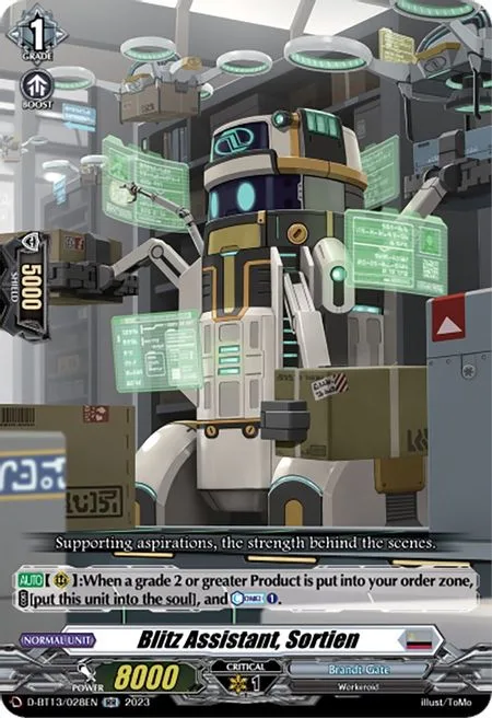 Blitz Assistant, Sortien [D-Format]