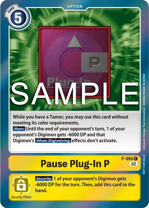 Pause Plug-In P (P-095)