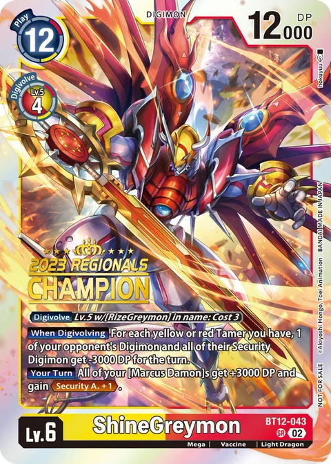 ShineGreymon (BT12-043)