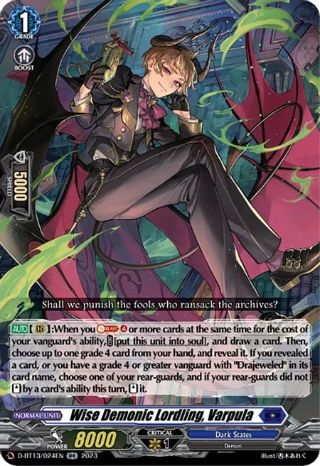 Wise Demonic Lordling, Varpula [D-Format]