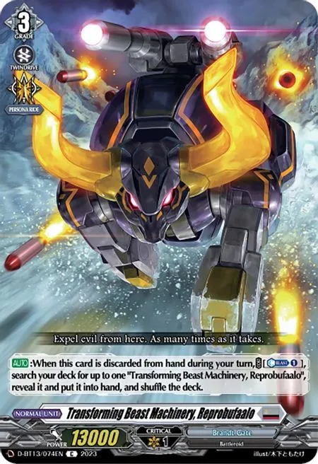 Transforming Beast Machinery, Reprobufaalo [D-Format]
