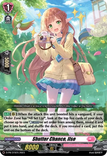 Shutter Chance, Ilse [D Format]