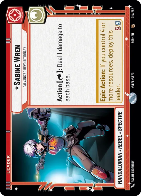 Sabine Wren, Galvanized Revolutionary