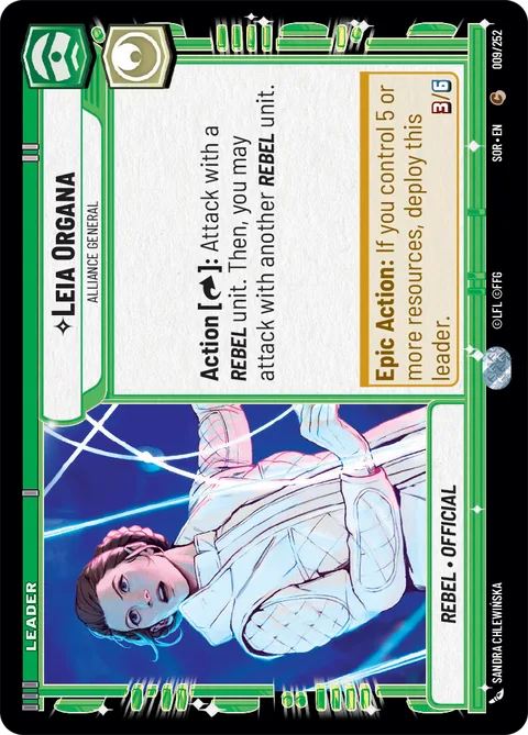 Leia Organa, Alliance General