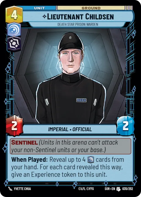Lieutenant Childsen, Death Star Prison Warden