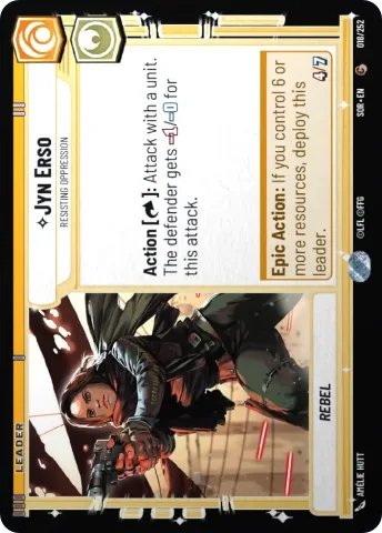 Jyn Erso, Resisting Oppression