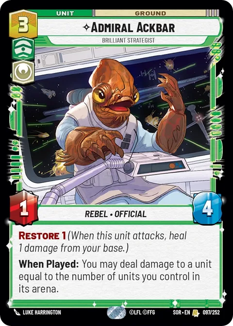 Admiral Ackbar, Brilliant Strategist
