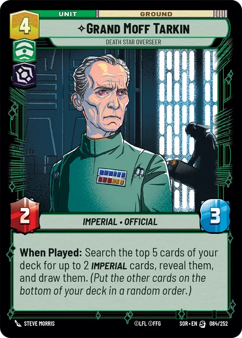 Grand Moff Tarkin, Death Star Overseer