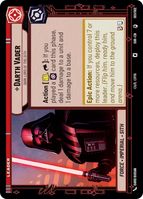 Darth Vader, Dark Lord of the Sith