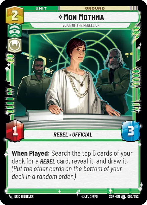 Mon Mothma, Voice Of The Rebellion