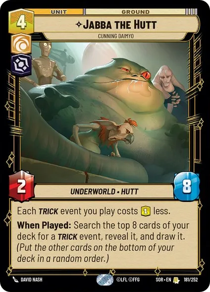 Jabba the Hutt, Cunning Daimyo