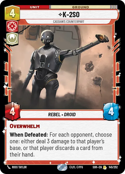 K-2SO, Cassian's Counterpart
