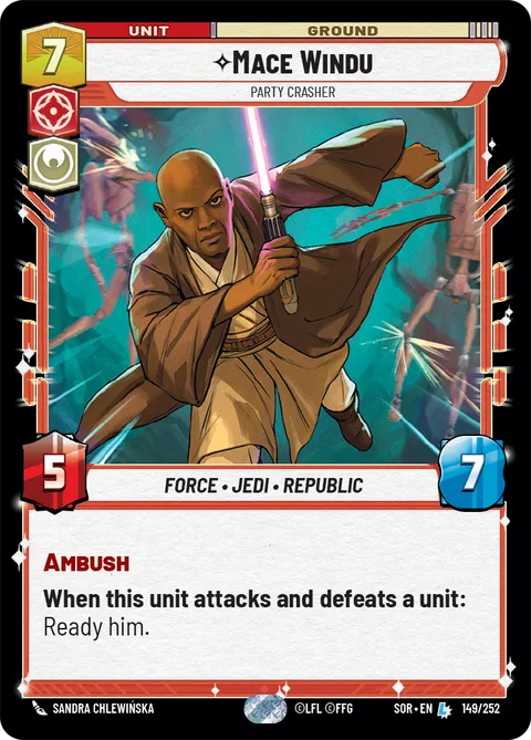 Mace Windu, Party Crasher