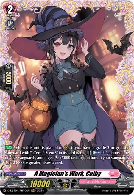 A Magician's Work, Colby [D-Format]