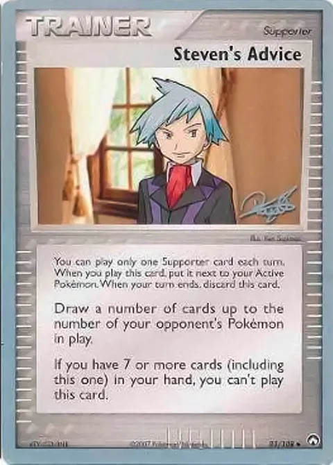 Steven's Advice