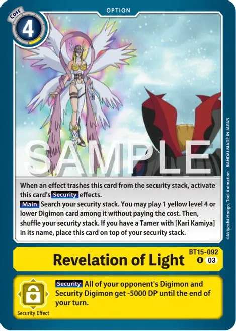 Revelation of Light (BT15-092)