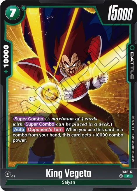King Vegeta (FS03-12) [Fusion World]